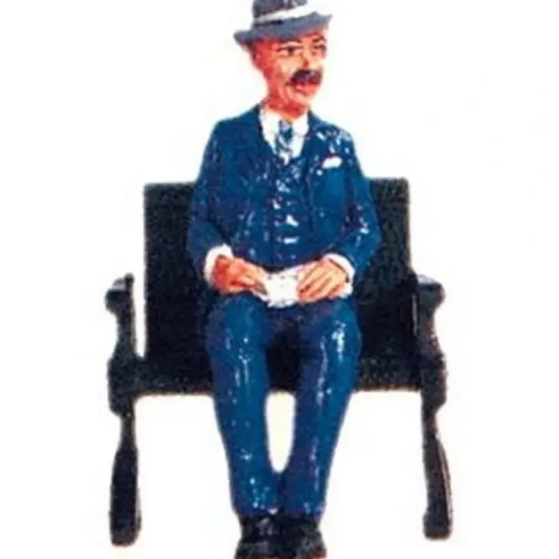Trains|Aristo-Craft 60087 Seated Man In Suit - Model Train Junction: Quality Parts and Art Supplies