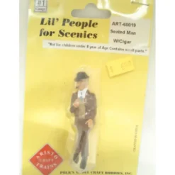 Trains|Aristo-Craft 60019 Seated Man with Cigar Figure - Model Train Junction: Quality Parts and Art Supplies