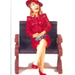 Trains|Aristo-Craft 60092 Seated Maryann w/Hat - Model Train Junction: Quality Parts and Art Supplies