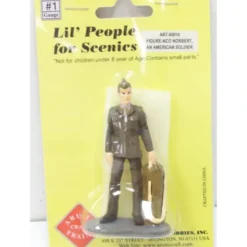 Trains|Aristo-Craft 60010 Soldier with Duffle Bag Figure - Model Train Junction: Quality Parts and Art Supplies
