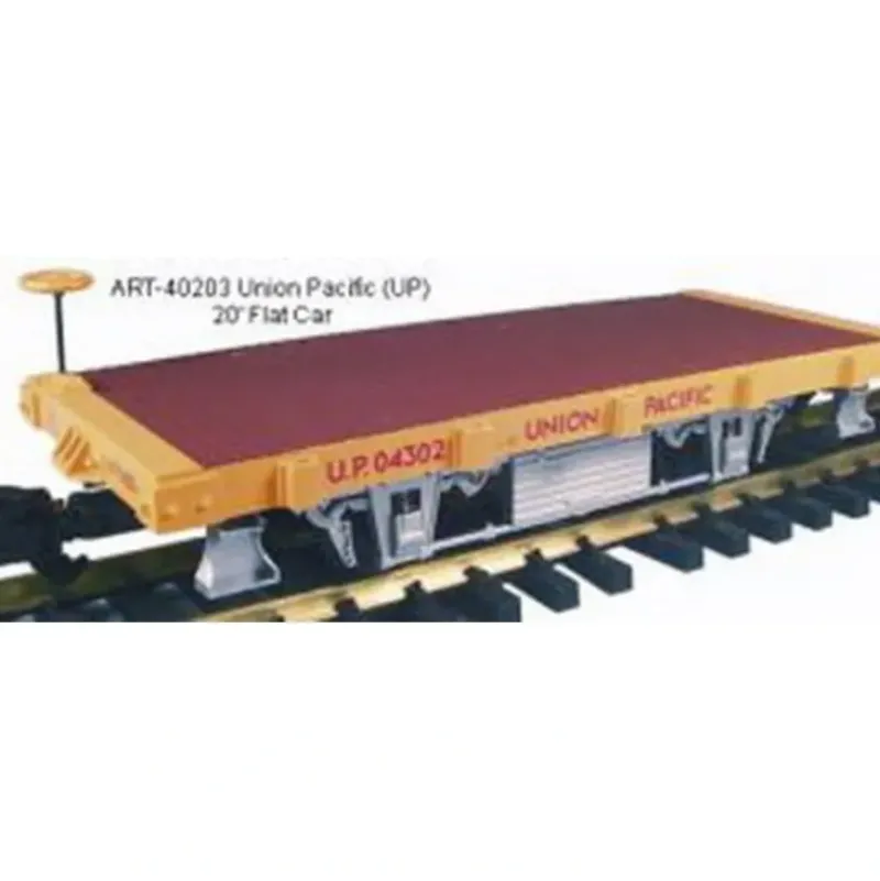 Trains|Aristo-Craft 40203 Union Pacific 20' Flat Car - Model Train Junction: Quality Parts and Art Supplies