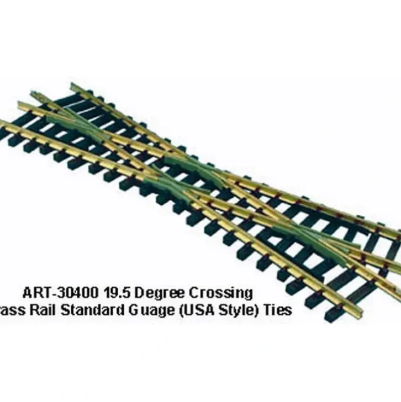 Trains|Aristo-Craft 30400 USA Style 19.5 Degree Crossing - Model Train Junction: Quality Parts and Art Supplies