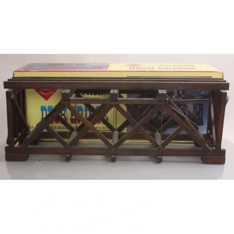 Trains|Aristo-Craft 7121 Wooden Deck Bridge - Model Train Junction: Quality Parts and Art Supplies