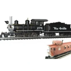 Trains|Aristo-Craft 80114C D&RGW C-16 Steam Loco. w/ Caboose - Model Train Junction: Quality Parts and Art Supplies