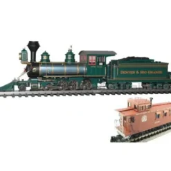 Trains|Aristo-Craft 80214C D&RGW C-16 Steam Loco. w/ Caboose - Model Train Junction: Quality Parts and Art Supplies