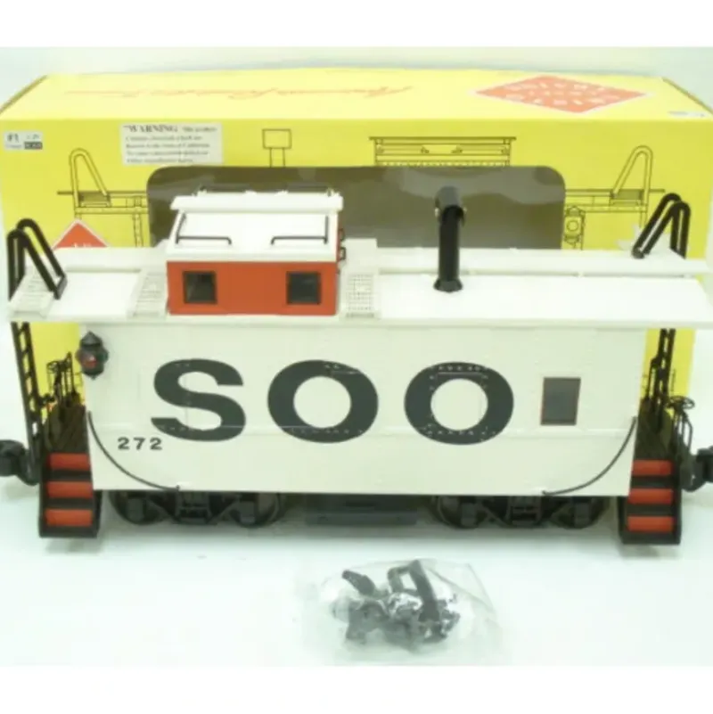 Trains|Aristo-Craft 42138C SOO Line Long Steel Caboose - Model Train Junction: Quality Parts and Art Supplies