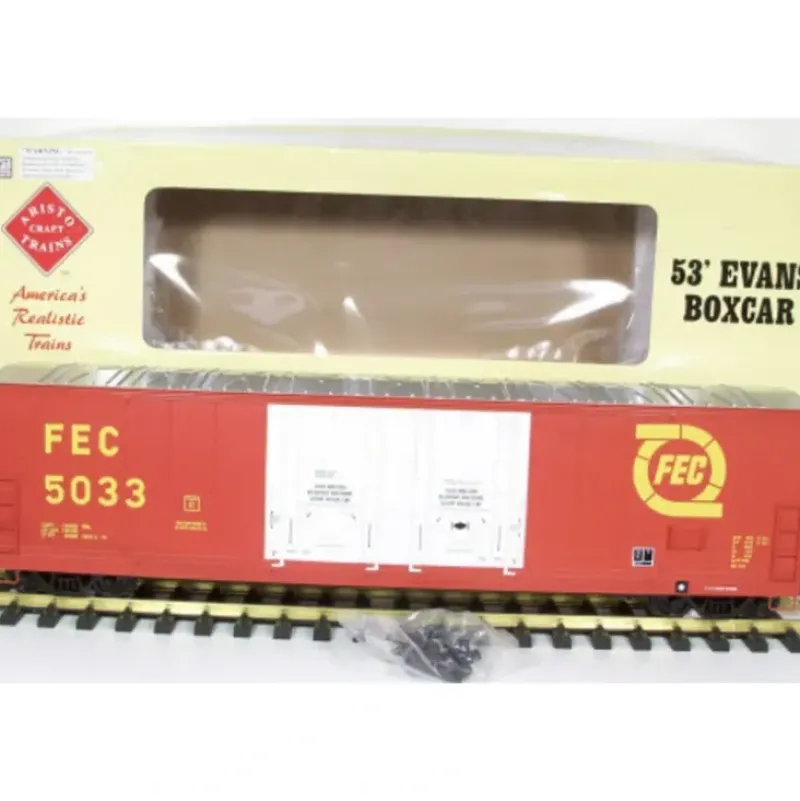 Trains|Aristo-Craft 50013P Florida E. Coast Evans 53' Boxcar - Model Train Junction: Quality Parts and Art Supplies