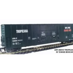 Trains|Aristo-Craft 50010P Tropicana 53' Evans Boxcar - Model Train Junction: Quality Parts and Art Supplies