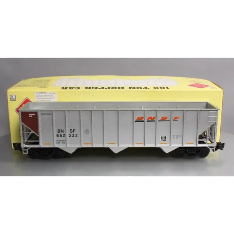 Trains|Aristo-Craft 41489PC-A G BNSF 3-Bay 100 Ton Coal Hopper #652233 LN/Box - Model Train Junction: Quality Parts and Art Supplies