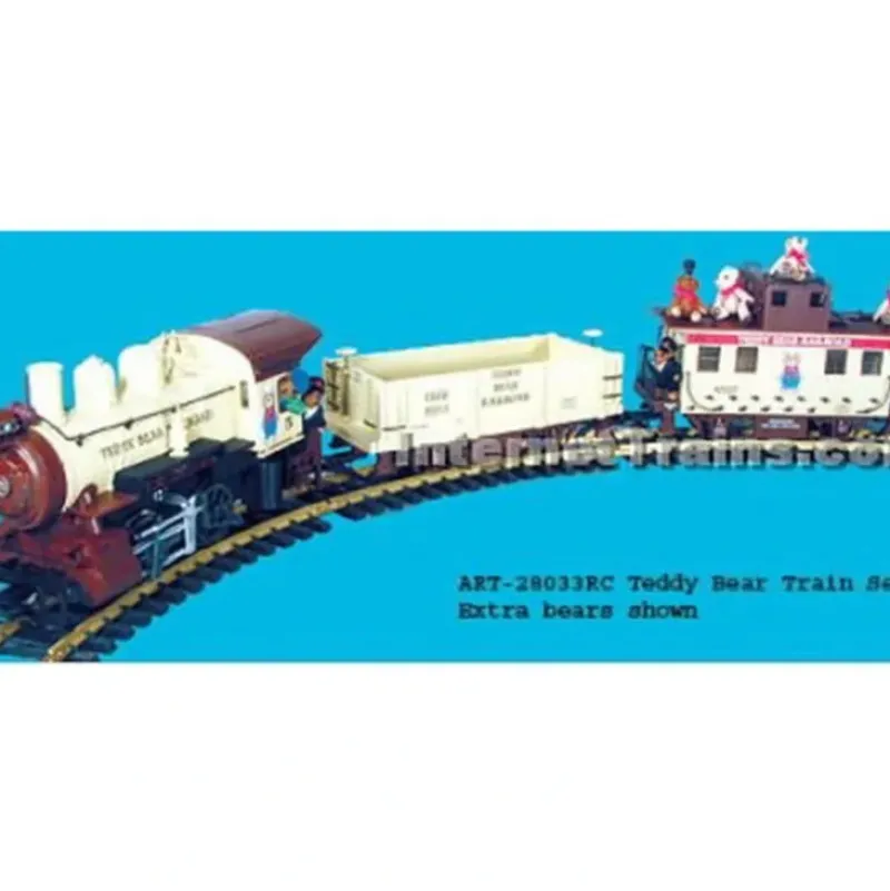 Trains|Aristo-Craft 28033RC Teddy Bear 0-4-0 G Gauge Steam Freight Starter Train Set - Model Train Junction: Quality Parts and Art Supplies