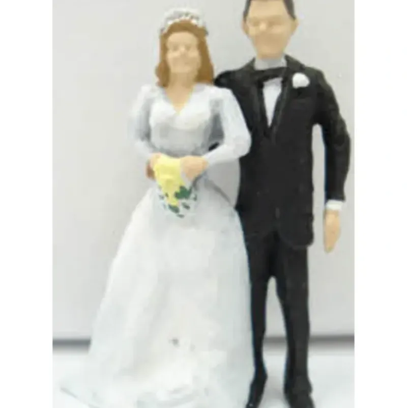 Trains|Arttista 1308 Bride & Groom Pewter Figure - Model Train Junction: Quality Parts and Art Supplies