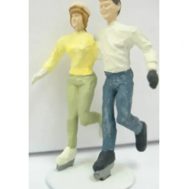 Trains|Arttista 1394 Couple Ice Skating Pewter Figures - Model Train Junction: Quality Parts and Art Supplies