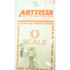 Trains|Arttista 1513 Girl with Dog Minding Stand - Model Train Junction: Quality Parts and Art Supplies