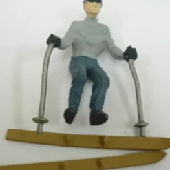 Trains|Arttista 1397 Man Skiing Pewter Figure - Model Train Junction: Quality Parts and Art Supplies