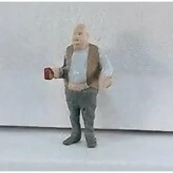 Trains|Arttista 1263 O Big Sloppy Man Pewter Figure Hand Painted Colors May Vary - Model Train Junction: Quality Parts and Art Supplies