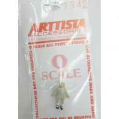 Trains|Arttista 1342 O Girl As Passenger Pewter Figure - Model Train Junction: Quality Parts and Art Supplies