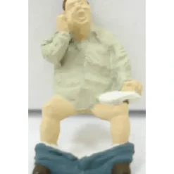 Trains|Arttista 1301 O Male Outhouse Occupant Pewter Figure - Model Train Junction: Quality Parts and Art Supplies