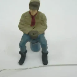Trains|Arttista 1398 O Man Ice Fishing Pewter Figure - Model Train Junction: Quality Parts and Art Supplies