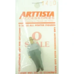Trains|Arttista 1480 O Railroad Freight Agent Pewter Figure Hand Painted - Model Train Junction: Quality Parts and Art Supplies