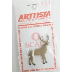 Trains|Arttista 1351 O Scale Buck Deer Pewter Figure - Model Train Junction: Quality Parts and Art Supplies
