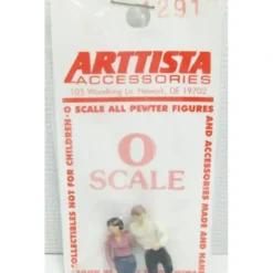 Trains|Arttista 1291 O Scale Driving Couple Pewter Figure - Model Train Junction: Quality Parts and Art Supplies