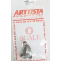 Trains|Arttista 1200 O Scale Man Bending Pewter Figure Hand Painted Colors May Vary - Model Train Junction: Quality Parts and Art Supplies