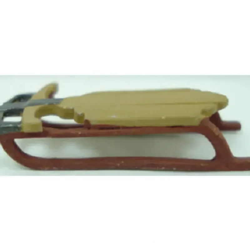 Trains|Arttista 1382 O Scale Pewter & Brass Winter Snow Sled - Model Train Junction: Quality Parts and Art Supplies