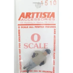 Trains|Arttista 1510 O Scale Pewter Welder Looking at Job - Model Train Junction: Quality Parts and Art Supplies