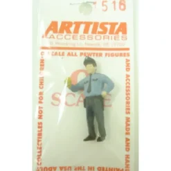 Trains|Arttista 1516 O Scale Policeman with Glass - Model Train Junction: Quality Parts and Art Supplies