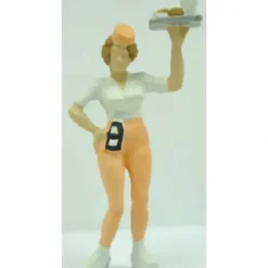 Trains|Arttista 1299 O Waitress w/ Skates Pewter Figure - Model Train Junction: Quality Parts and Art Supplies
