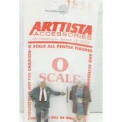 Trains|Arttista 1358 O Wealthy Senior Couple Pewter Figures (Set of 2) - Model Train Junction: Quality Parts and Art Supplies