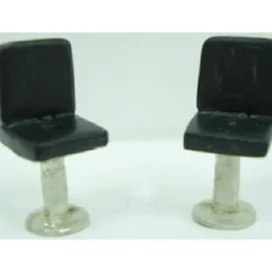 Trains|Arttista 1415 Pewter Engineer and Firemen Seats - Model Train Junction: Quality Parts and Art Supplies