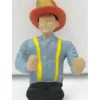 Trains|Arttista 13212 Pewter Firefighter Driving w/no Coat - Model Train Junction: Quality Parts and Art Supplies