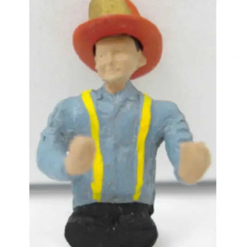 Trains|Arttista 13212 Pewter Firefighter Driving w/no Coat - Model Train Junction: Quality Parts and Art Supplies