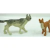Trains|Arttista 1350 Pewter Fox and Wolf Pewter Figures - Model Train Junction: Quality Parts and Art Supplies