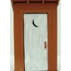 Trains|Arttista 1300 Pewter Outhouse - Model Train Junction: Quality Parts and Art Supplies