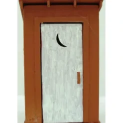 Trains|Arttista 1300 Pewter Outhouse - Model Train Junction: Quality Parts and Art Supplies