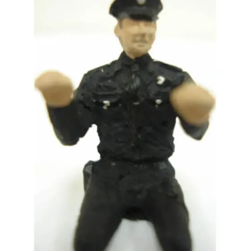 Trains|Arttista 1331 Policeman Driving Pewter Figure - Model Train Junction: Quality Parts and Art Supplies