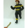 Trains|Arttista 1316 Running Firefighter with Ax Pewter Figure - Model Train Junction: Quality Parts and Art Supplies