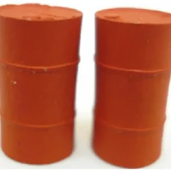 Trains|Arttista 1272 Two Pewter 30 Gallon Drums - Model Train Junction: Quality Parts and Art Supplies