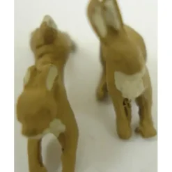 Trains|Arttista 1345 Two Rabbits Pewter Figures - Model Train Junction: Quality Parts and Art Supplies