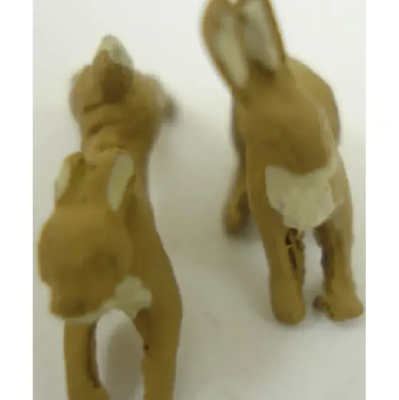 Trains|Arttista 1345 Two Rabbits Pewter Figures - Model Train Junction: Quality Parts and Art Supplies
