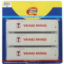Trains|Athearn 2822 40' Corrugated "Dry Box" Container- 3 Pack - Model Train Junction: Quality Parts and Art Supplies