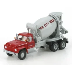Trains|Athearn 91994 1:87 Ford F-850 Chain Driver Mixer Tri-City Rock - Model Train Junction: Quality Parts and Art Supplies