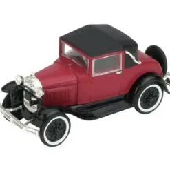 Trains|Athearn 26381 1:87 HO Burgandy Ford Model A Sport Coupe Roll To Roll - Model Train Junction: Quality Parts and Art Supplies
