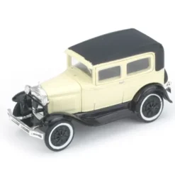 Trains|Athearn 26403 1:87 HO Cream Ford Model A Sedan Ready To Roll - Model Train Junction: Quality Parts and Art Supplies