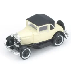 Trains|Athearn 26383 1:87 HO Cream Ford Model A Sport Coupe Ready To Roll - Model Train Junction: Quality Parts and Art Supplies
