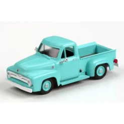 Trains|Athearn 26444 1:87 HO Scale Jade Green 1955 Ford F-100 Pickup Truck - Model Train Junction: Quality Parts and Art Supplies