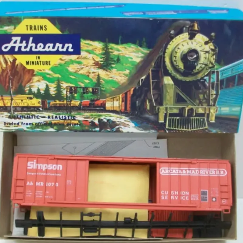 Trains|Athearn 5072 Arcate & Mad River 55' Railbox Boxcar Kit - Model Train Junction: Quality Parts and Art Supplies