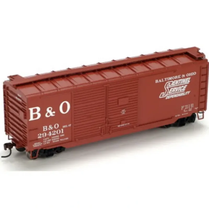 Trains|Athearn 74903 B&O/Sentinel 40' Double Door Boxcar #294201 - Model Train Junction: Quality Parts and Art Supplies